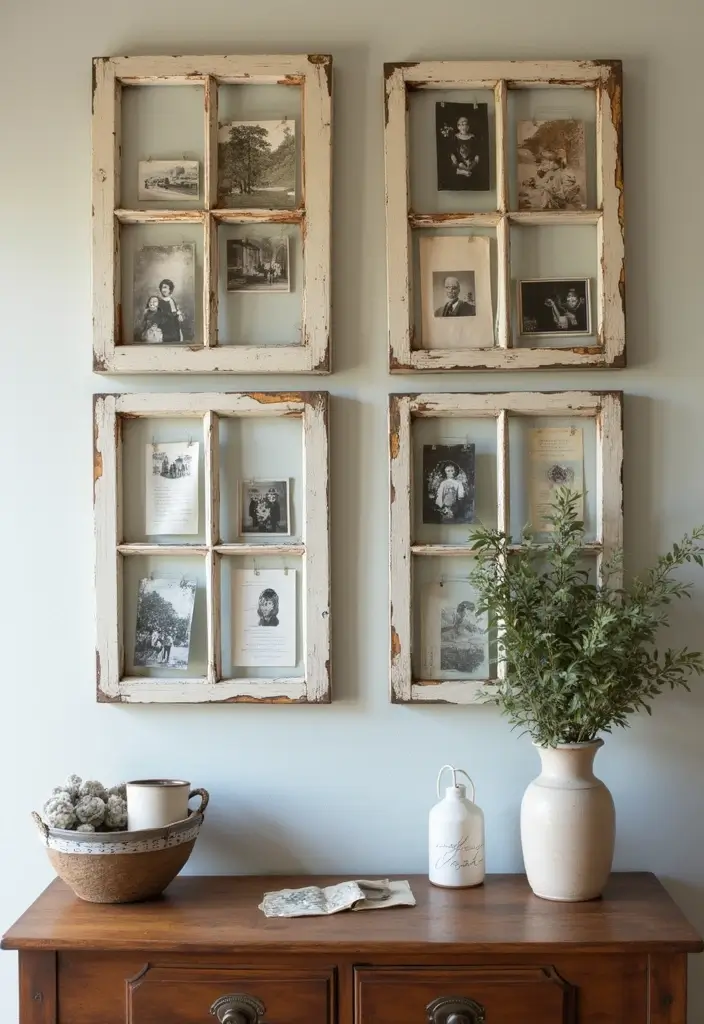 25 Beat Out Of Waste Craft Ideas That Turn Trash Into Treasure - 14. Repurposed Window Frames