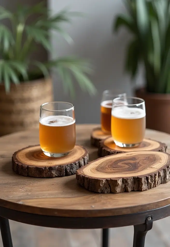 25 Beat Out Of Waste Craft Ideas That Turn Trash Into Treasure - 15. Reclaimed Wood Coasters