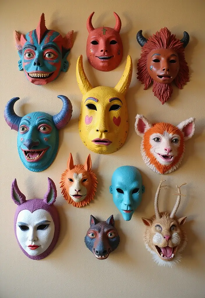 25 Beat Out Of Waste Craft Ideas That Turn Trash Into Treasure - 24. Paper Mache Wall Mask