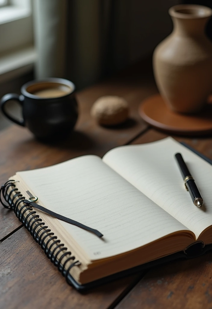 25 Black Journal Ideas That Are Elegant, Minimal, and Creative - 23. Sensory Experiences Journal