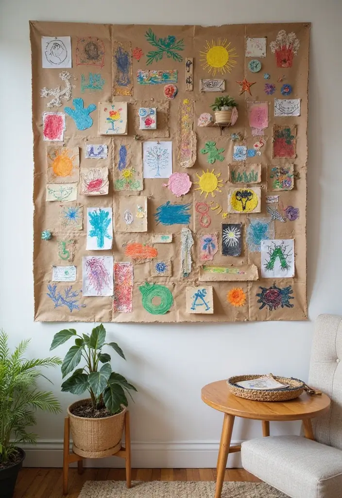 25 Cardboard Craft Ideas That Make Recycled Materials Fun - 2. Wall Art Collages