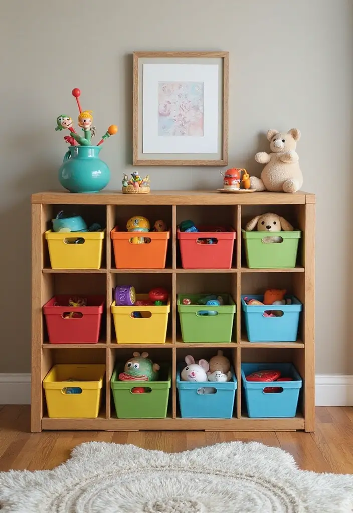 25 Cardboard Craft Ideas That Make Recycled Materials Fun - 5. Cardboard Toy Organizer