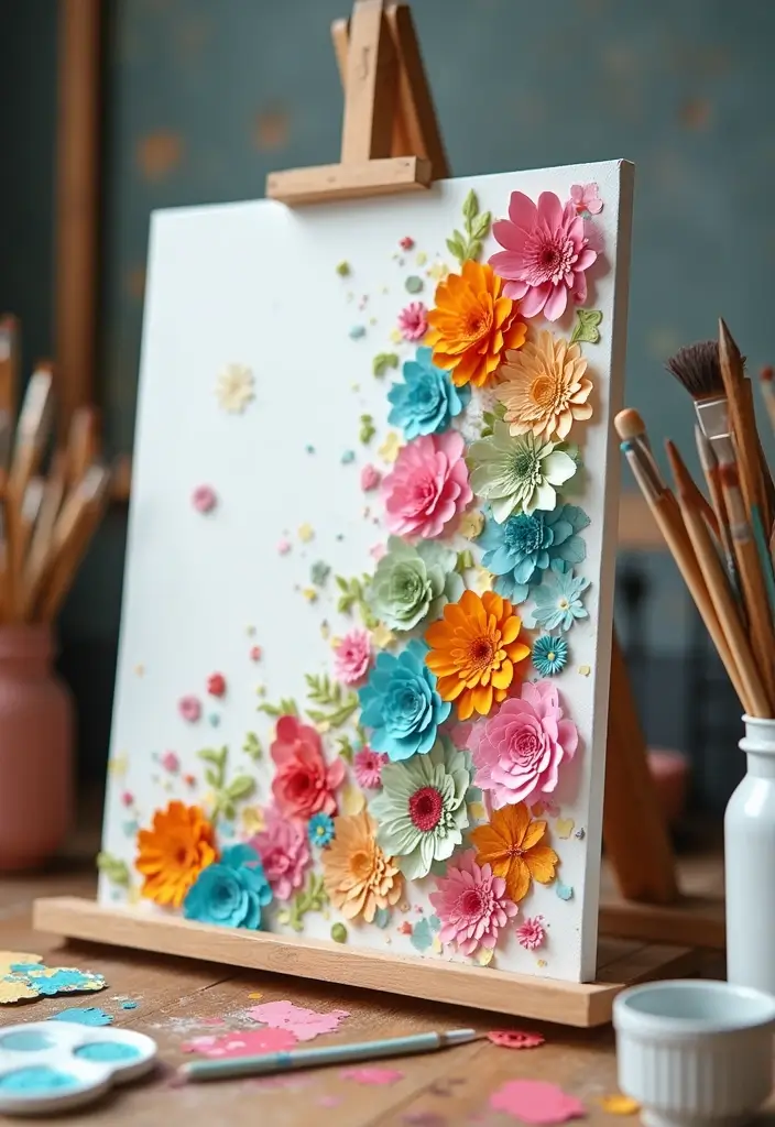 25 Craft Decoration Ideas That Inspire Creativity and Fun Projects - 1. Recycled Paper Wall Art