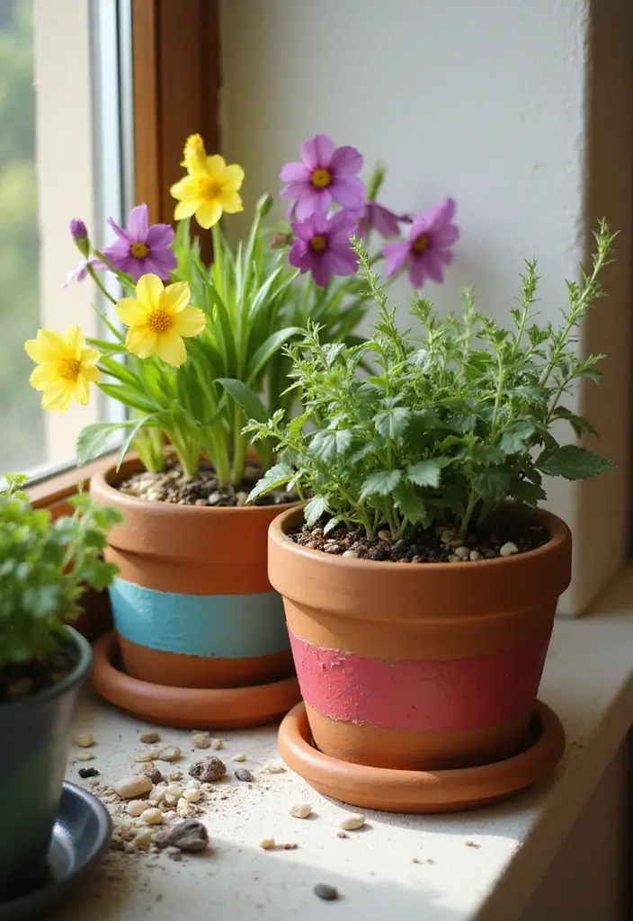 25 Craft Decoration Ideas That Inspire Creativity and Fun Projects - 3. Terracotta Pot Planters