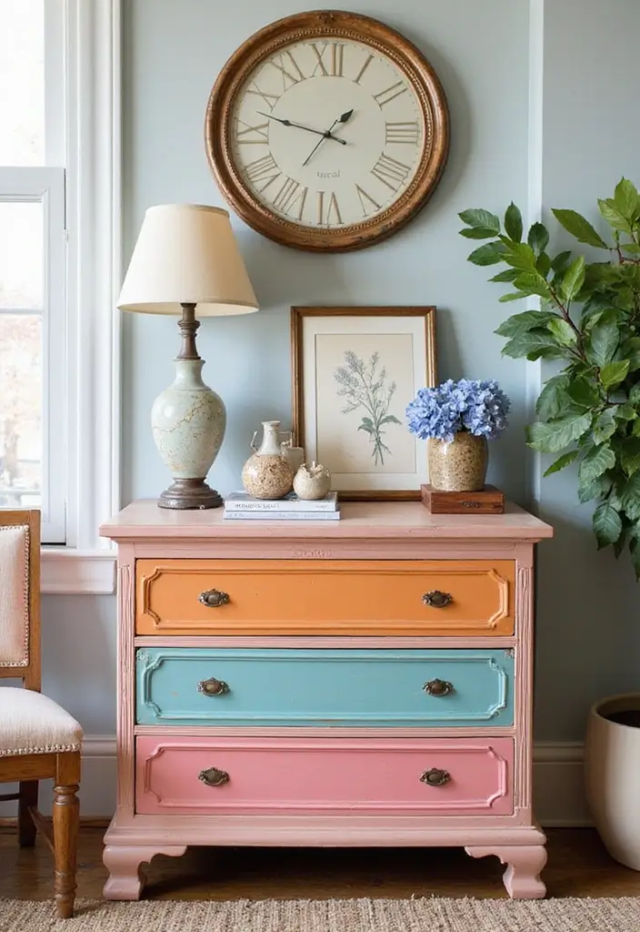 25 Craft Decoration Ideas That Inspire Creativity and Fun Projects - 7. Upcycled Furniture