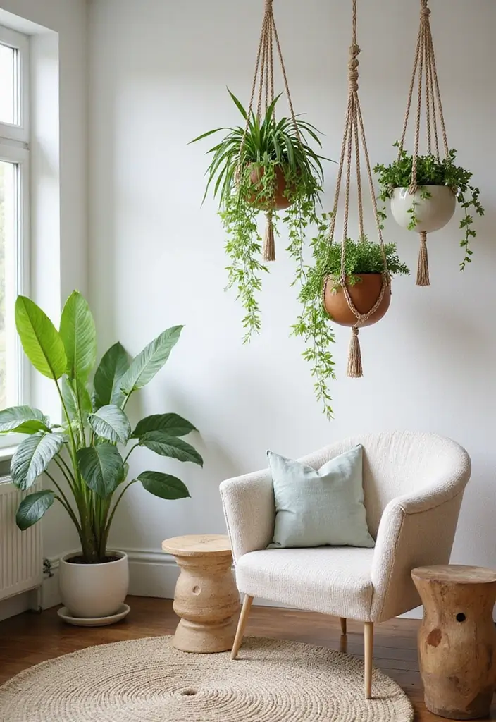 25 Craft Decoration Ideas That Inspire Creativity and Fun Projects - 9. Macrame Plant Hangers