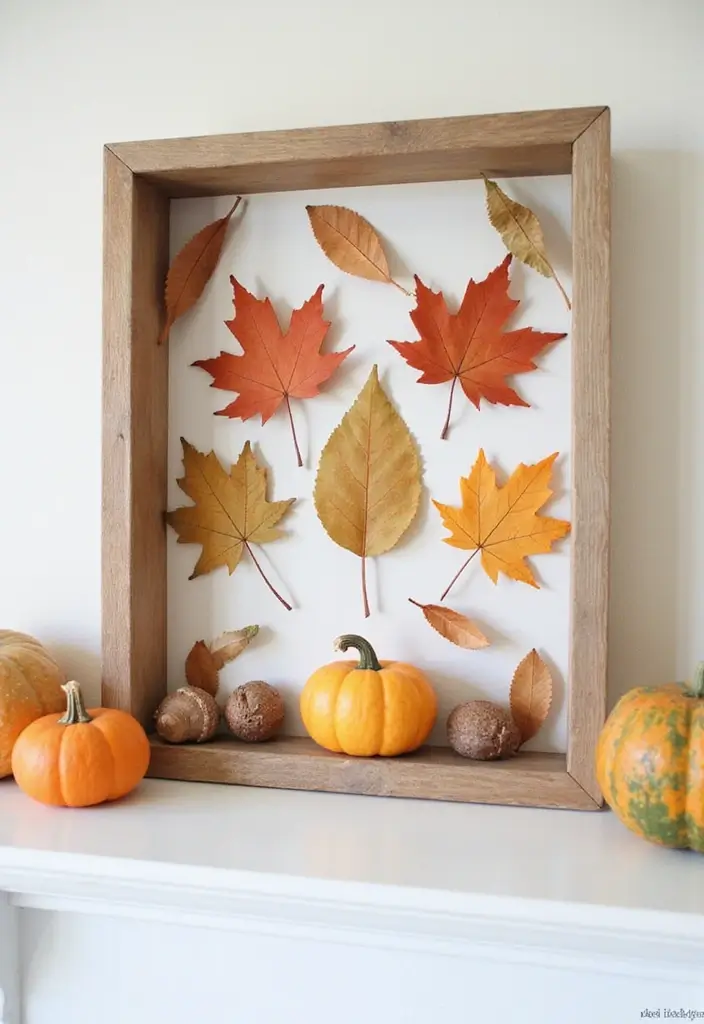 25 Craft Ideas Fall That Make Seasonal Decor Fun and Cozy - 16. DIY Fall Shadow Boxes
