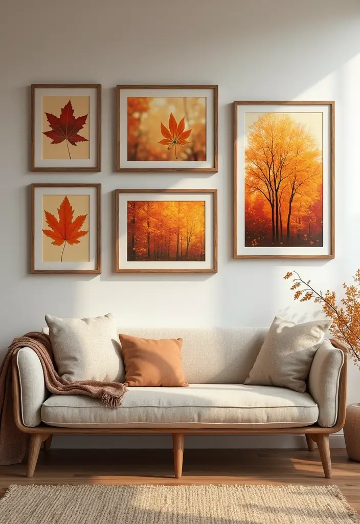 25 Craft Ideas Fall That Make Seasonal Decor Fun and Cozy - 18. Fall-Themed Wall Art