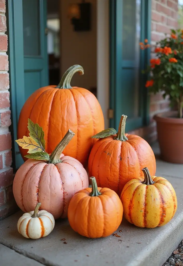 25 Craft Ideas Fall That Make Seasonal Decor Fun and Cozy - 19. Paper Mache Pumpkins