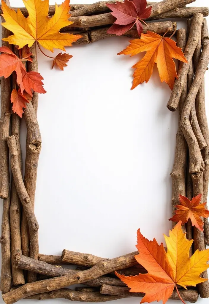 25 Craft Ideas Fall That Make Seasonal Decor Fun and Cozy - 21. Whimsical Autumn Stick Art