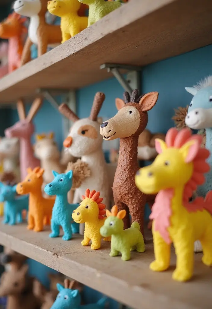 25 Craft Ideas With Popsicle Sticks That Are Creative and Fun - 17. Popsicle Stick Animal Figures