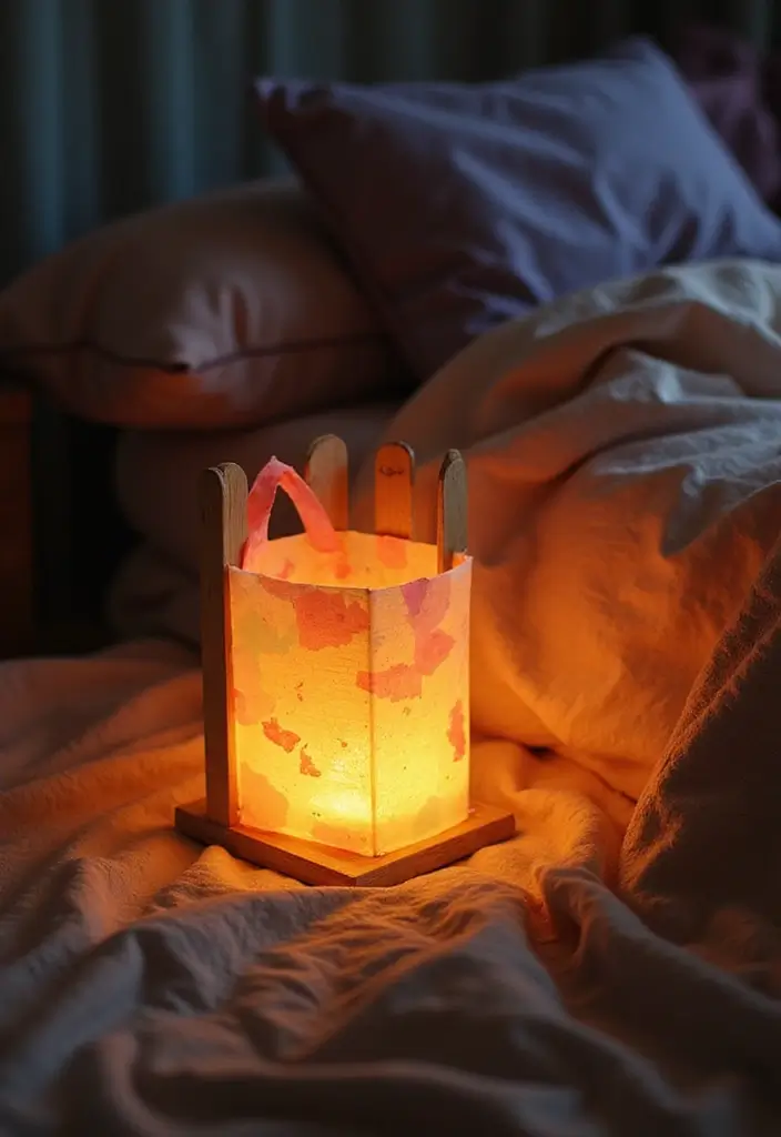 25 Craft Ideas With Popsicle Sticks That Are Creative and Fun - 5. Popsicle Stick Lanterns