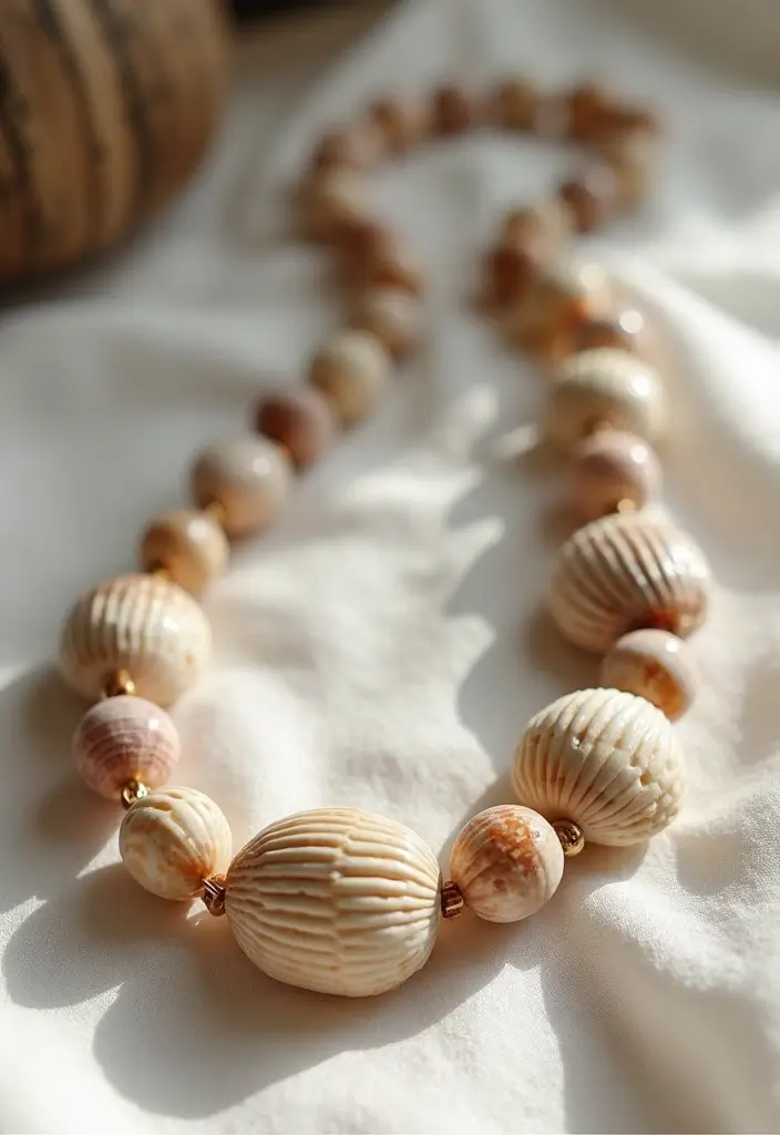 25 Craft Ideas With Shells That Bring Nature Indoors - 8. Shell Jewelry