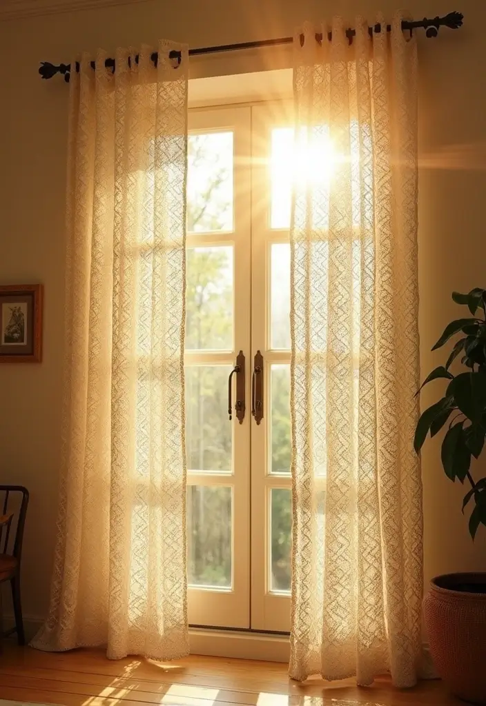 25 Crochet Decoration Ideas That Add Cozy Creative Charm to Your Home - 13. Crochet Curtains