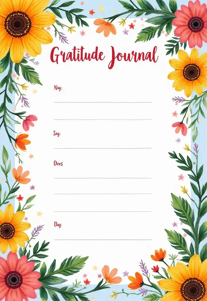 25 Cute Journal Ideas Aesthetic That Are Perfect for Everyday Use - 12. Gratitude Journaling