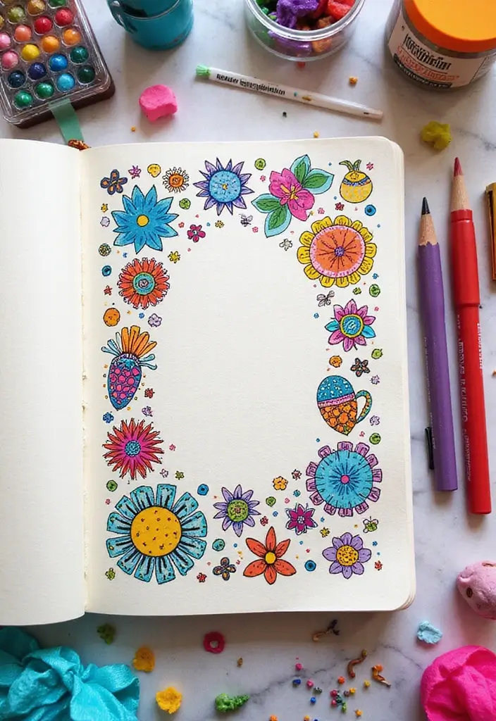 25 Cute Journal Ideas Aesthetic That Are Perfect for Everyday Use - 16. Doodle Journaling Fun