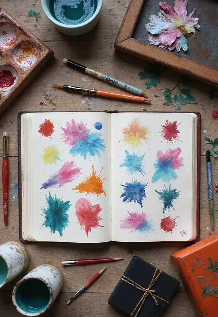 25 Cute Journal Ideas Aesthetic That Are Perfect for Everyday Use - 24. Artistic Expression Journals