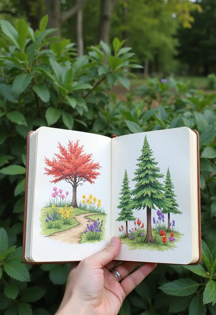 25 Cute Journal Ideas Aesthetic That Are Perfect for Everyday Use - 5. Nature-Inspired Sketch Journal