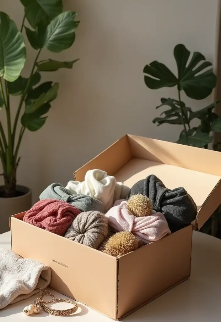 25 DIY Birthday Box Ideas That Make Celebrations Extra Special - 13. Sustainable Fashion Box