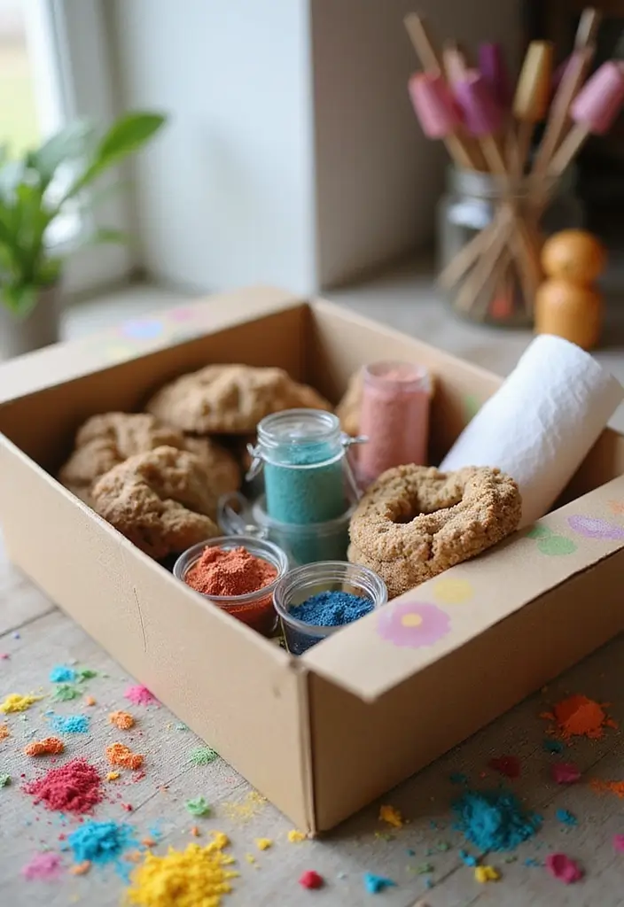 25 DIY Birthday Box Ideas That Make Celebrations Extra Special - 8. Craft Lovers' Box