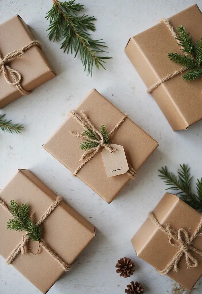 25 DIY Christmas Gift Box Ideas That Make Holiday Gifts Special - 1. Upcycled Cardboard Gift Boxes