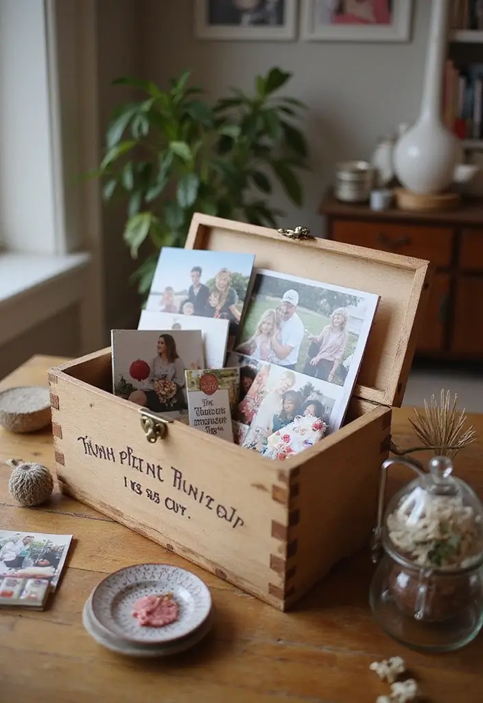 25 DIY Christmas Gift Box Ideas That Make Holiday Gifts Special - 16. Photo Memory Box