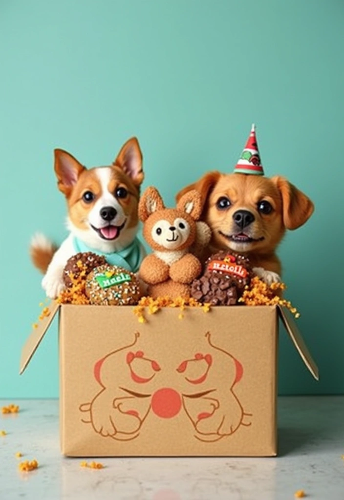 25 DIY Christmas Gift Box Ideas That Make Holiday Gifts Special - 18. DIY Pet Treat Gift Box