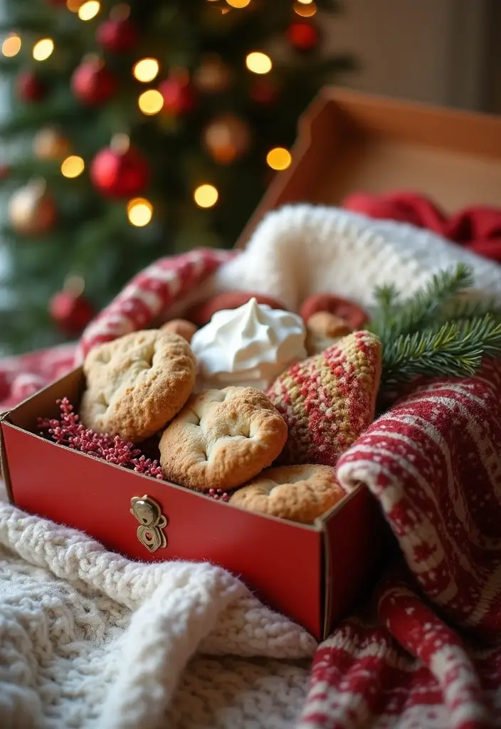 25 DIY Christmas Gift Box Ideas That Make Holiday Gifts Special - 19. Cozy Blanket Gift Box