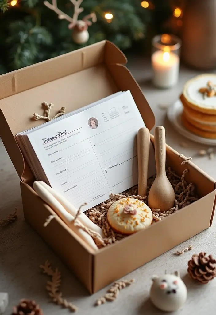 25 DIY Christmas Gift Box Ideas That Make Holiday Gifts Special - 21. Customized Recipe Book Gift Box