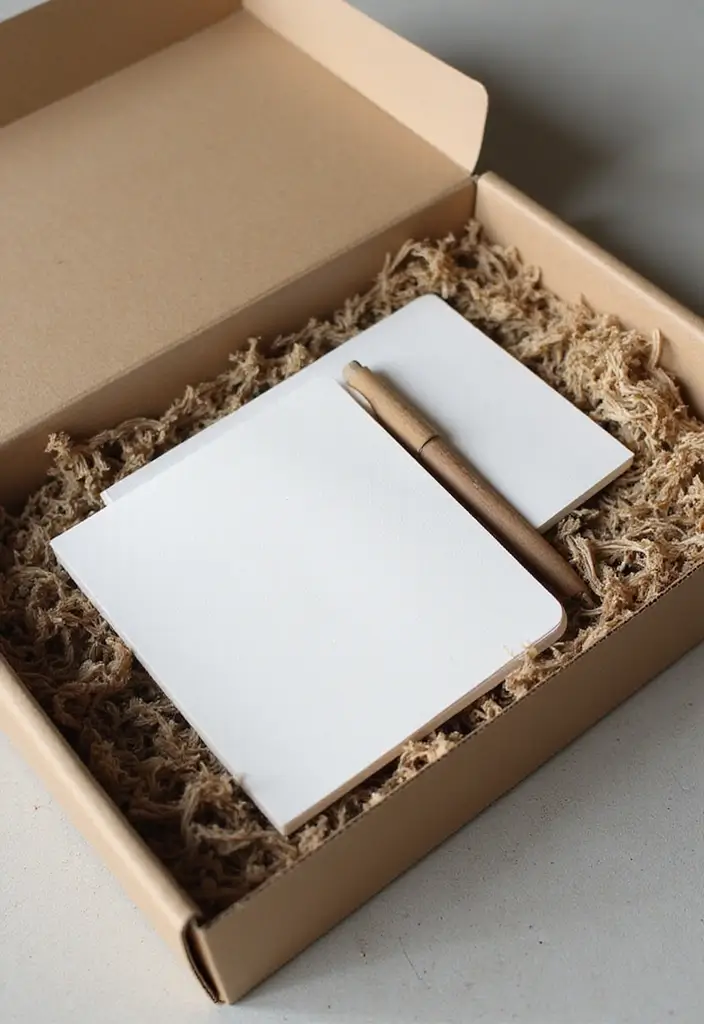 25 DIY Christmas Gift Box Ideas That Make Holiday Gifts Special - 23. Eco-Friendly Journaling Kit