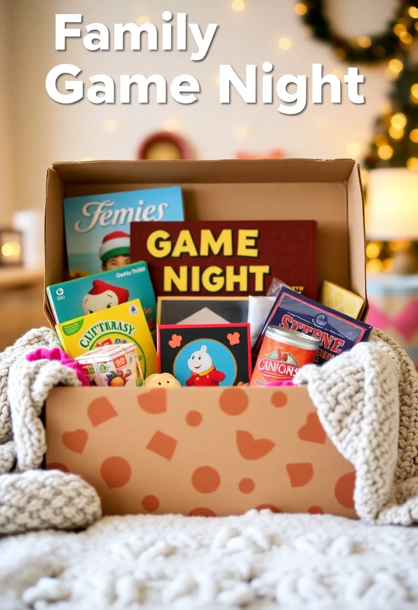 25 DIY Christmas Gift Box Ideas That Make Holiday Gifts Special - 25. Family Game Night Gift Box
