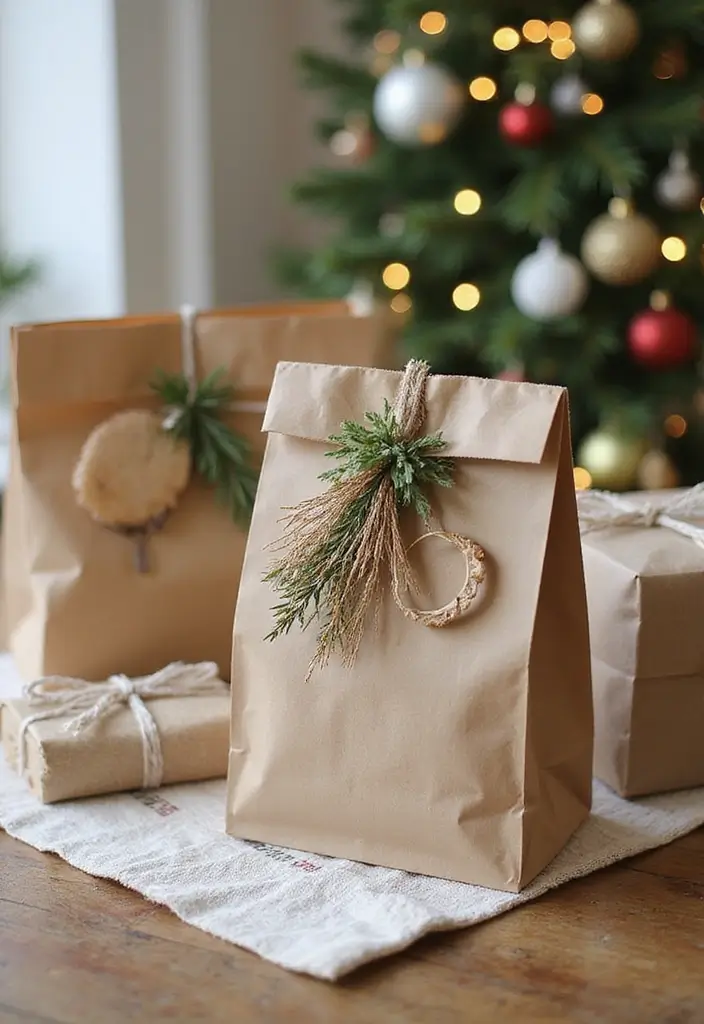 25 DIY Christmas Gift Box Ideas That Make Holiday Gifts Special - 4. Eco-Friendly Gift Bags