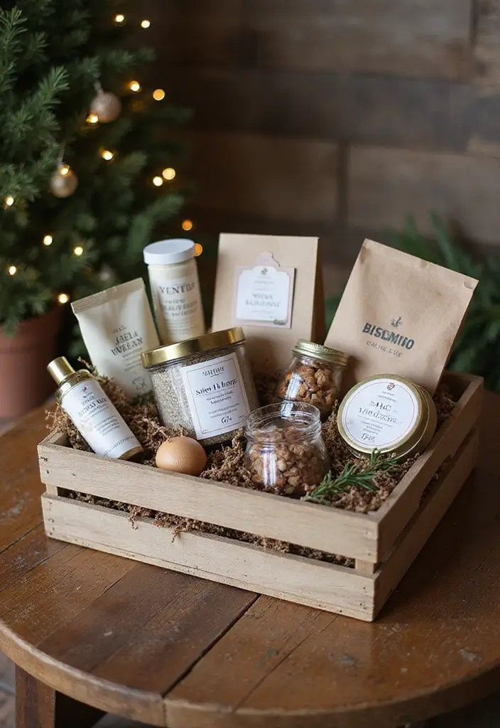25 DIY Christmas Gift Box Ideas That Make Holiday Gifts Special - 5. Wooden Crate Gift Box