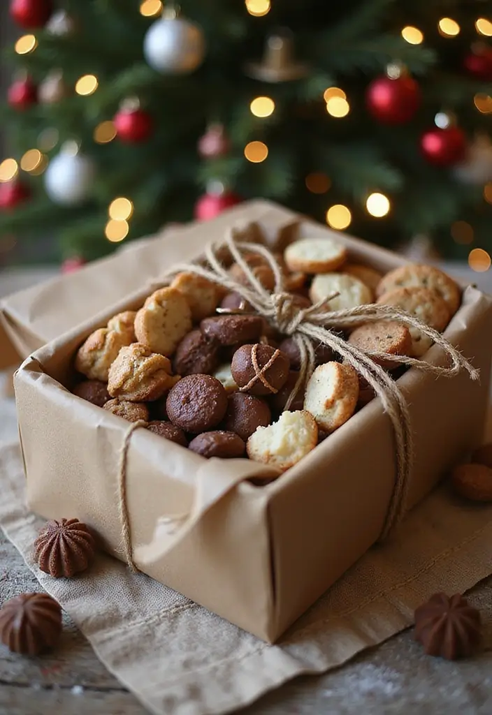 25 DIY Christmas Gift Box Ideas That Make Holiday Gifts Special - 9. Edible Gift Box