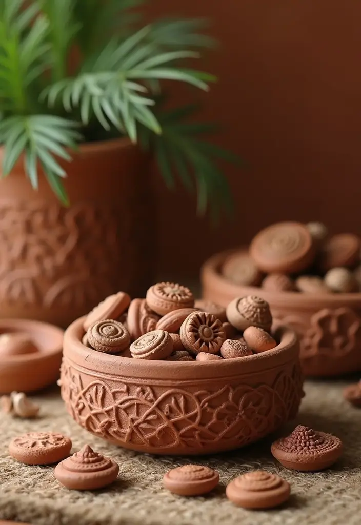 25 DIY Gift Box Ideas That Make Presents Extra Special - 11. Personalized Clay Gift Box