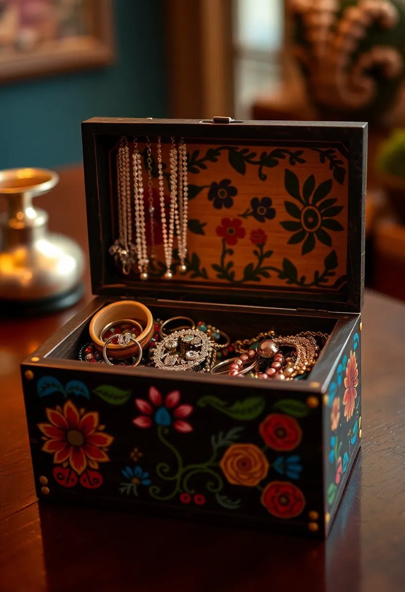 25 DIY Gift Box Ideas That Make Presents Extra Special - 16. Hand Painted Wooden Box