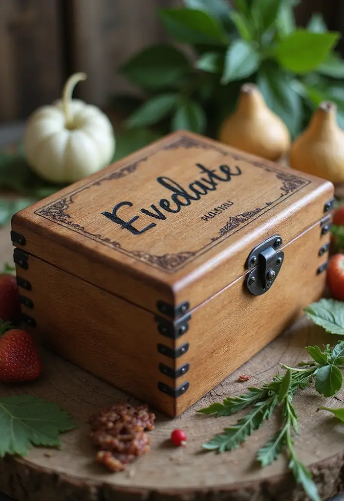25 DIY Keepsake Box Ideas That Preserve Precious Memories - 1. Rustic Wooden Keepsake Box