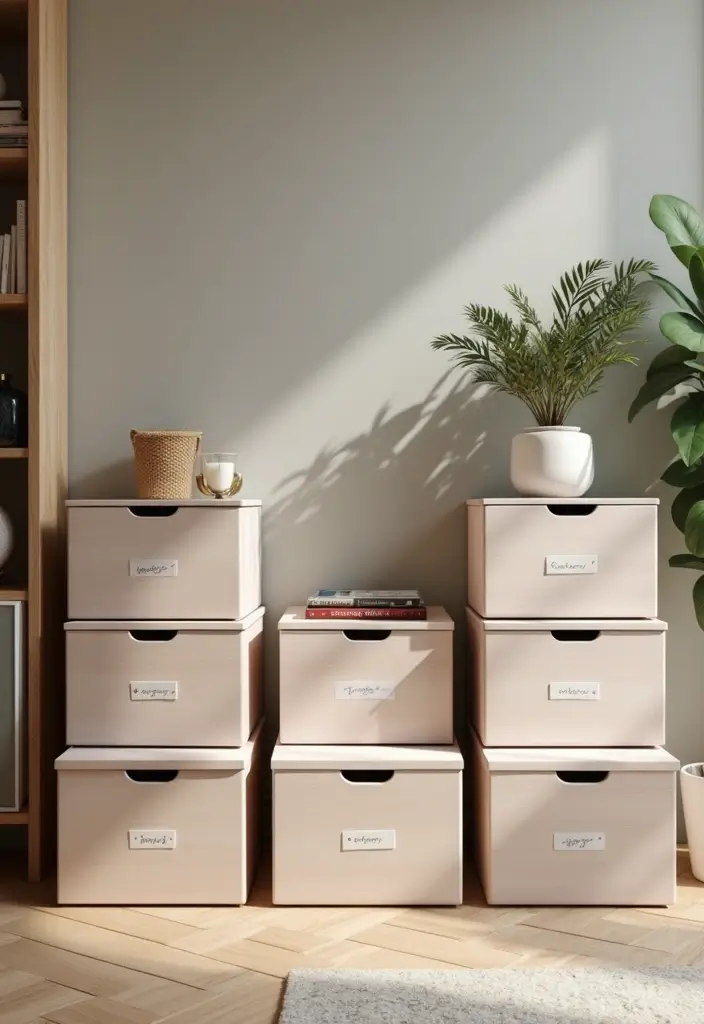 25 DIY Keepsake Box Ideas That Preserve Precious Memories - 19. Modular Keepsake Box System