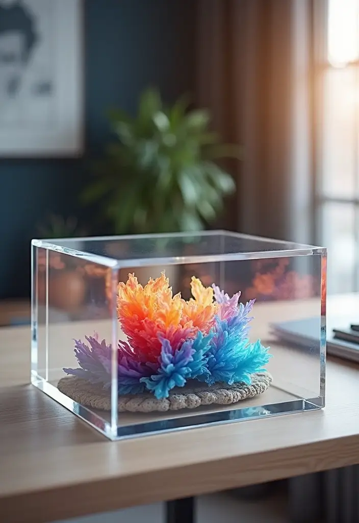 25 DIY Keepsake Box Ideas That Preserve Precious Memories - 24. Clear Acrylic Keepsake Box