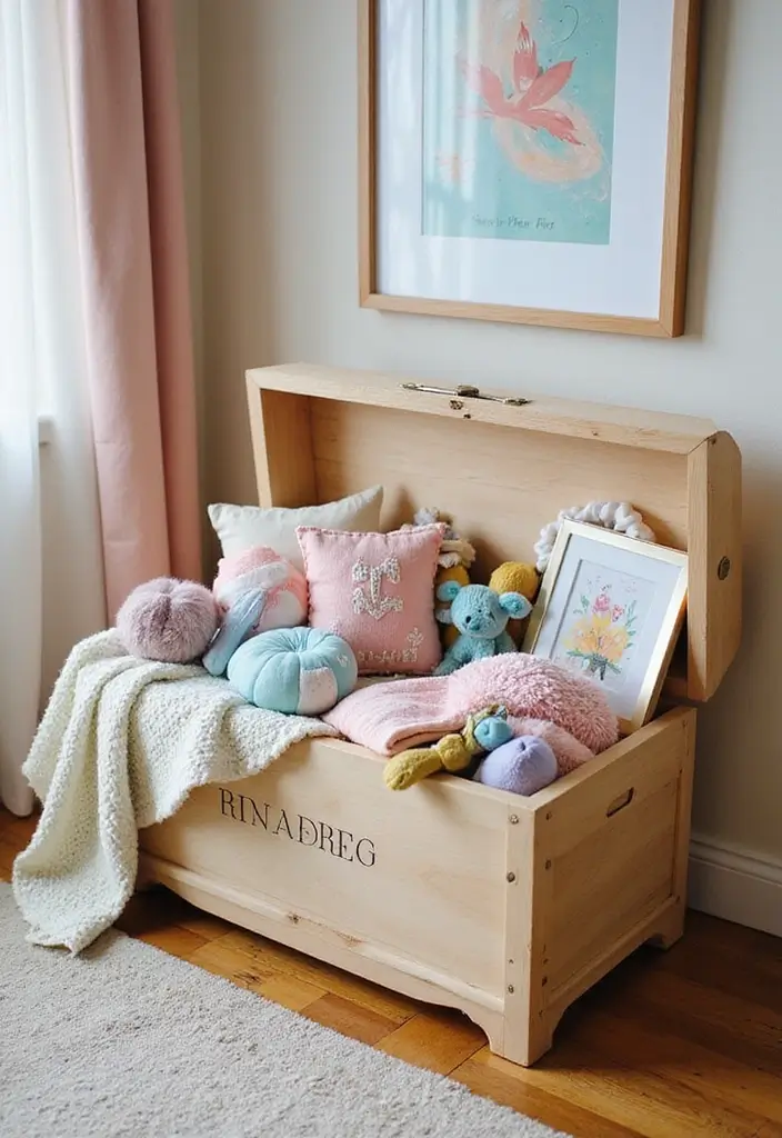 25 DIY Keepsake Box Ideas That Preserve Precious Memories - 25. Personalized Keepsake Blanket Box