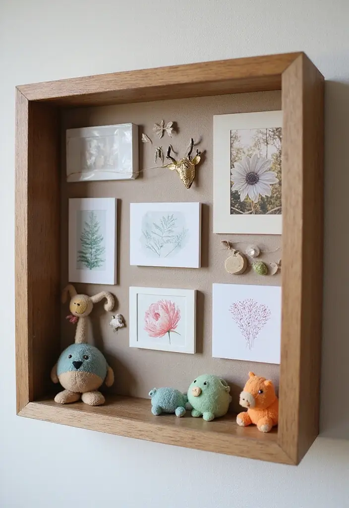 25 DIY Keepsake Box Ideas That Preserve Precious Memories - 4. Shadow Box Memory Display