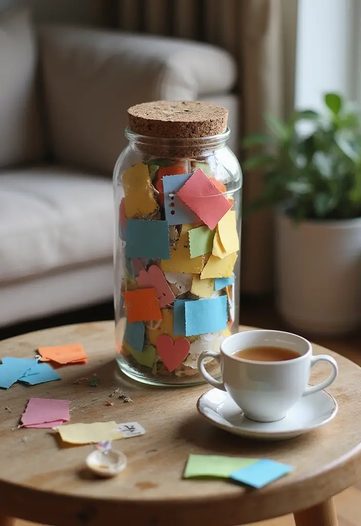 25 DIY Keepsake Box Ideas That Preserve Precious Memories - 8. DIY Memory Jar
