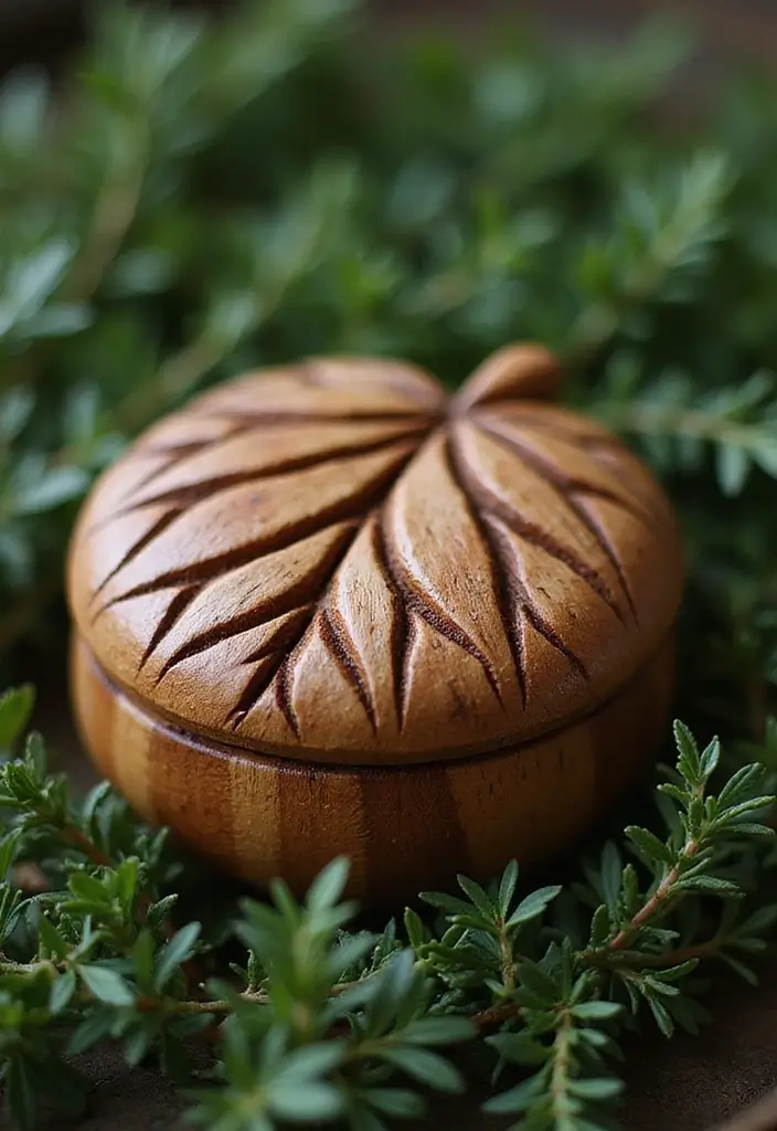 25 DIY Wood Jewelry Box Ideas That Are Elegant and Functional - 10. Nature-Inspired Leaf-Shaped Box