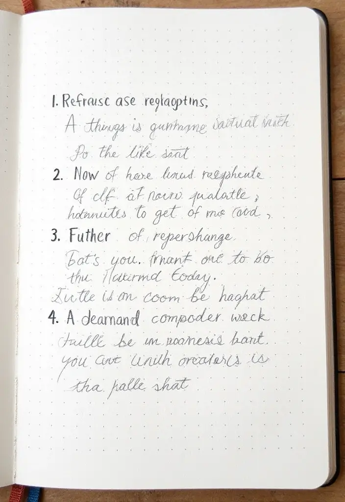 25 Dotted Journal Ideas That Make Planning Fun, Creative, and Inspiring - 18. Personal Reflection Pages