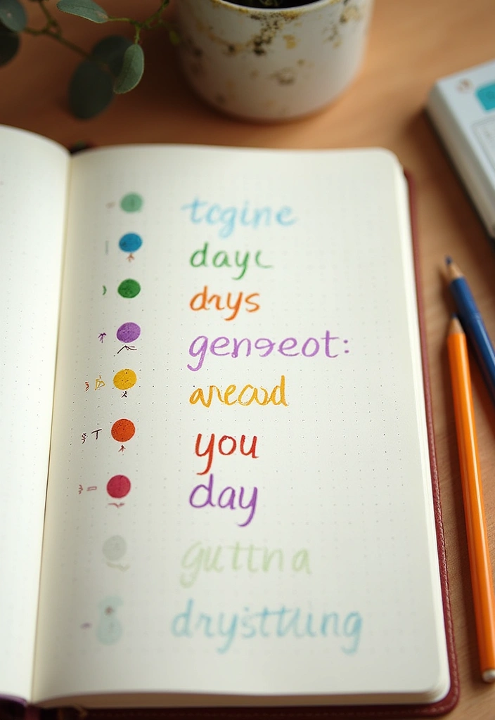 25 Dotted Journal Ideas That Make Planning Fun, Creative, and Inspiring - 3. Daily Gratitude Log
