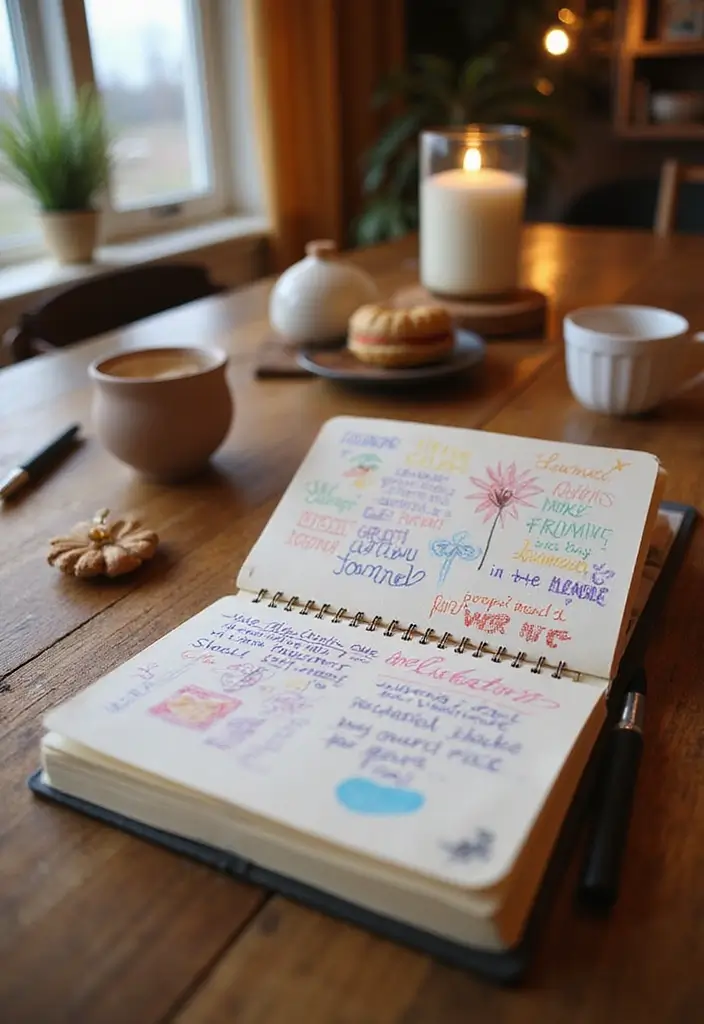 25 Easy Junk Journal Ideas That Anyone Can Create Quickly - 10. Daily Gratitude Journal