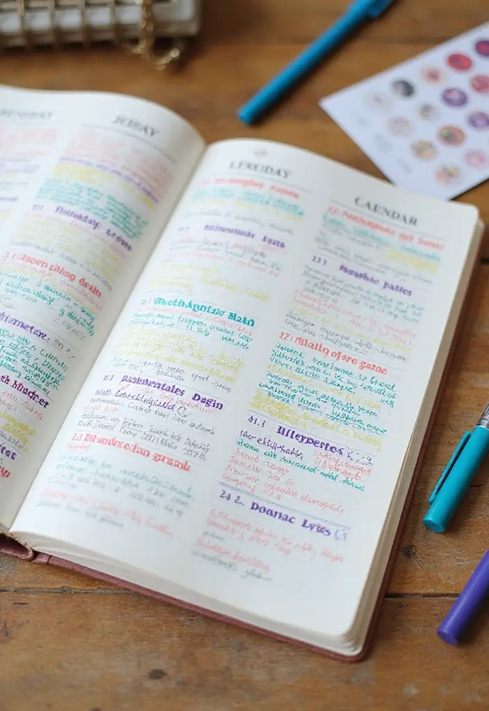 25 Easy Junk Journal Ideas That Anyone Can Create Quickly - 15. Upcycled Calendar Journal