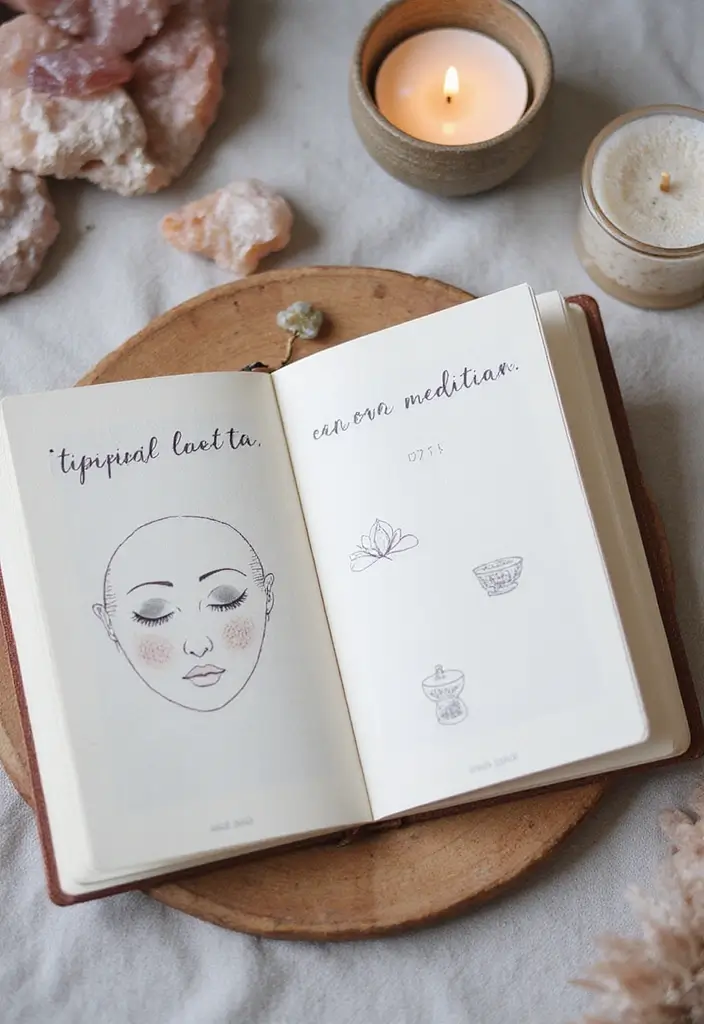 25 Easy Junk Journal Ideas That Anyone Can Create Quickly - 17. Mindfulness and Meditation Journal