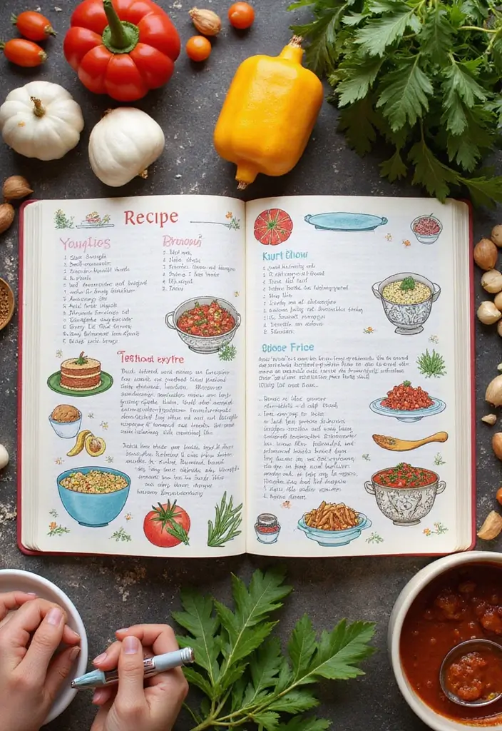 25 Easy Junk Journal Ideas That Anyone Can Create Quickly - 8. Recipe Journal