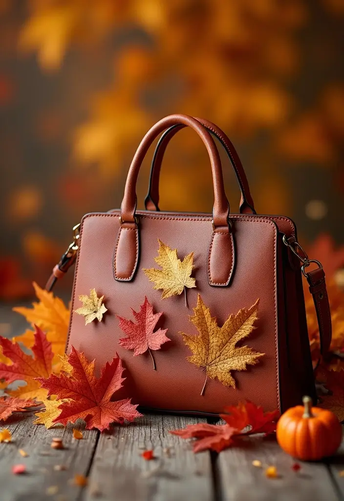 25 Handbag Decoration Ideas That Upgrade Your Accessories Instantly - 21. Seasonal Decor